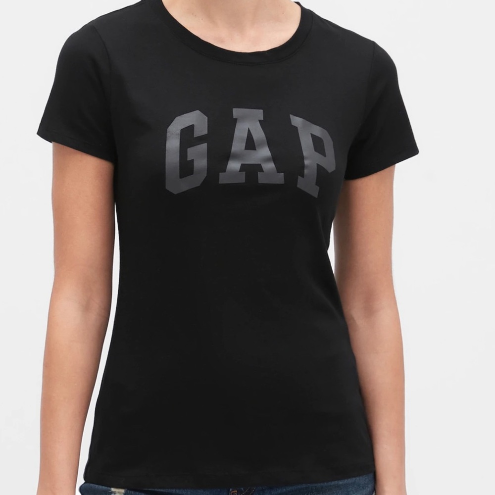 Women’s Black Gap Logo T-Shirt Size XL